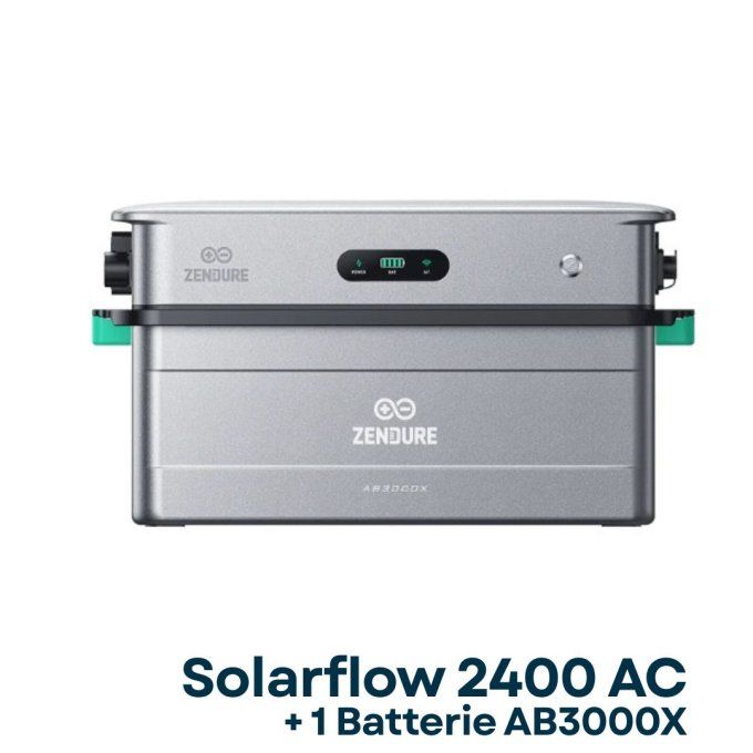 Pack Zendure Solarflow 2400AC + 1 batterie AB3000X