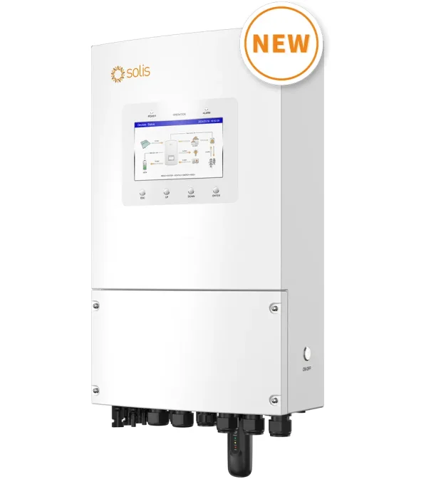 Onduleur hybride 8kW monophasé • couplage AC et DC • Solis